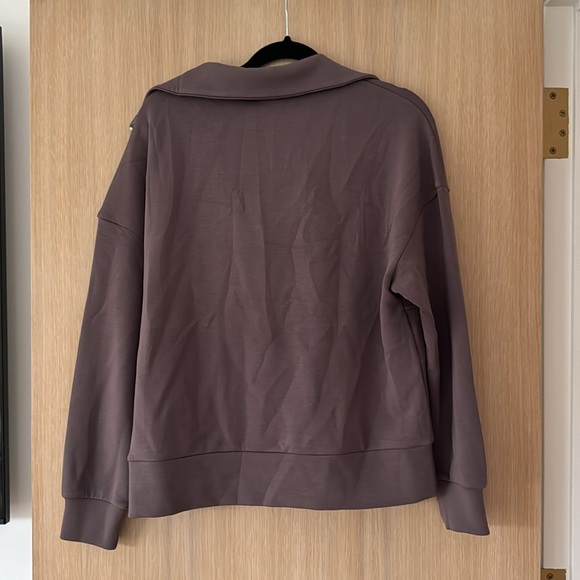 Varley Keller Half-Zip Pullover. Size M. Color Cocoa Berry. NWT - Picture 6 of 7